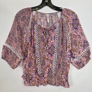 Seafolly Aztec Print Boho  Top